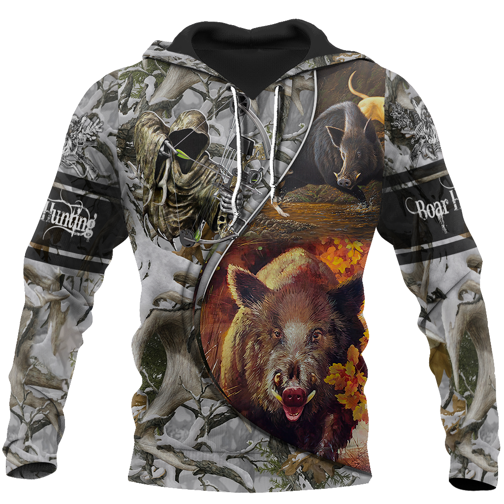 Boar hunting camo 3D all over printed shirts for men and women JJ271202 PL - Amaze Style™-Apparel