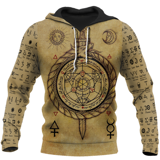 Alchemy 3D All Over Printed Shirts Hoodie JJ020103-Apparel-MP-Hoodie-S-Vibe Cosy™