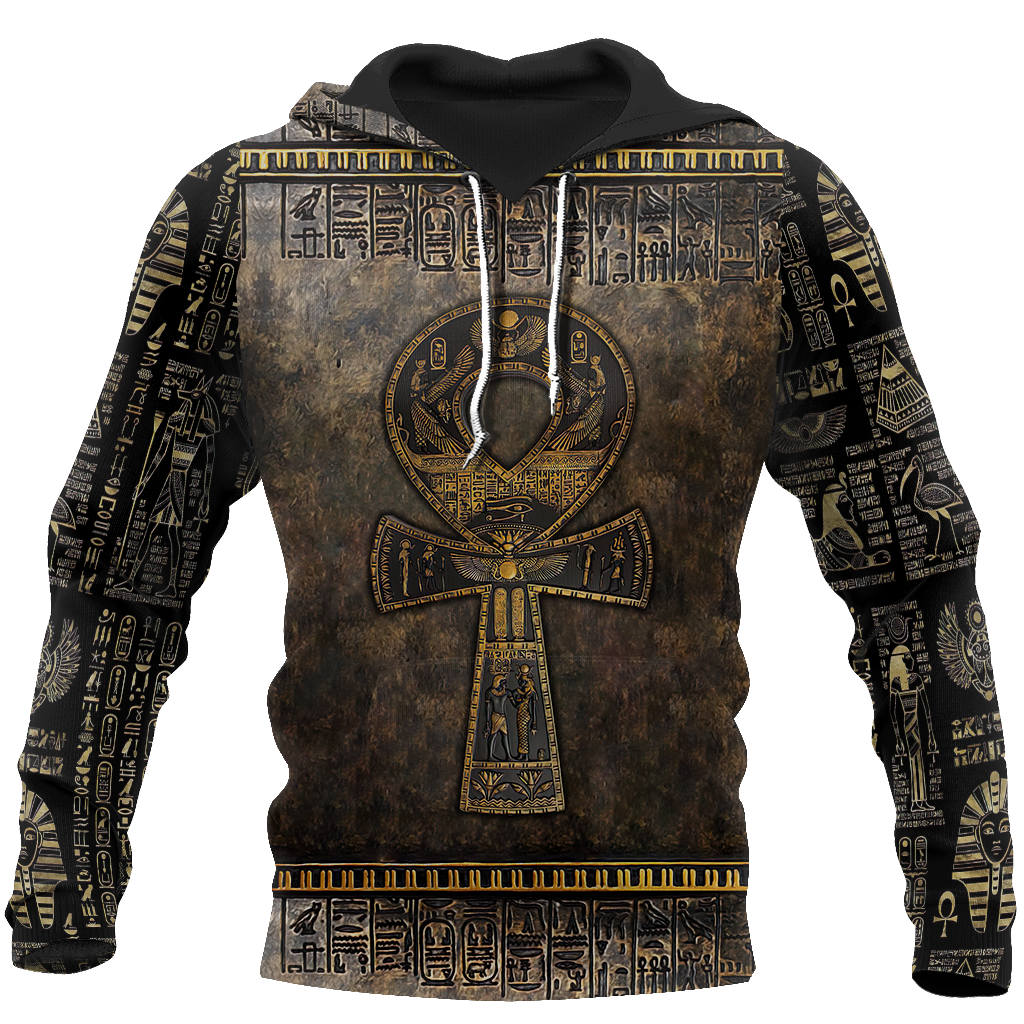 3D All Over Printed Ankh Egypt Hoodie Clothes MP120201 - Amaze Style™-Apparel