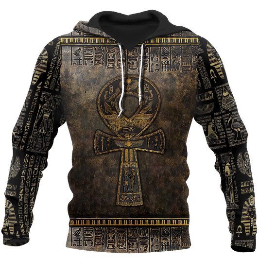 3D All Over Printed Ankh Egypt Hoodie Clothes MP120201 - Amaze Style™-Apparel