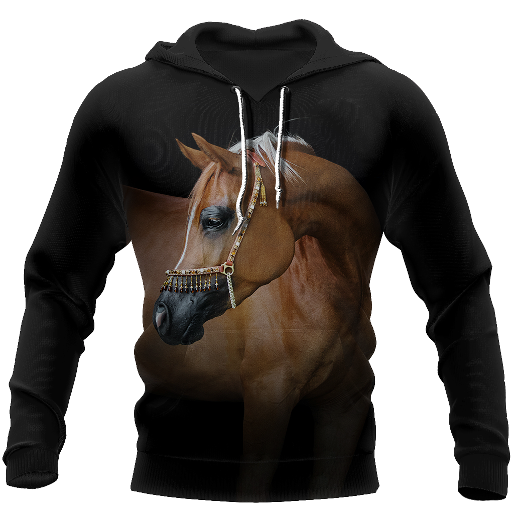 Beautiful Arabian Horse 3D All Over Printed Shit for Men and Women JJ061202-Apparel-MP-Hoodie-S-Vibe Cosy™