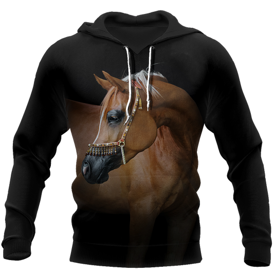 Beautiful Arabian Horse 3D All Over Printed Shit for Men and Women JJ061202-Apparel-MP-Hoodie-S-Vibe Cosy™