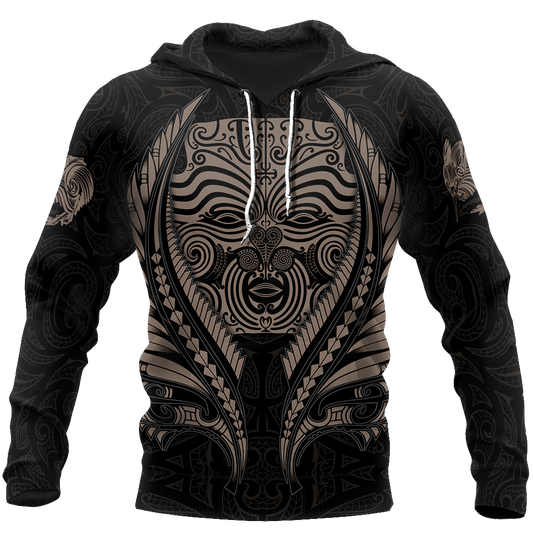 Aotearoa's Love Is Too Big In Me Hoodie Silver Fern Patterns Maori JJ241201 PL - Amaze Style™-Apparel