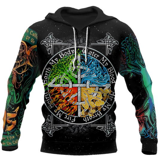 Alchemy Four Elements 3D All Over Printed Shirts Hoodie JJ130103-Apparel-MP-Hoodie-S-Vibe Cosy™