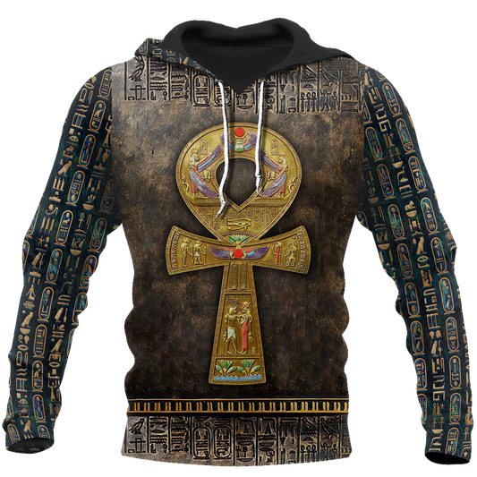 Ancient Egypt Ankh 3D All Over Printed Shirt Hoodie For Men And Women MP1001 - Amaze Style™-Apparel
