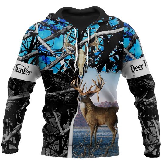 Beutiful deer hunting camo 3D all over printed shirts for man and women JJ221202 PL - Amaze Style™-Apparel