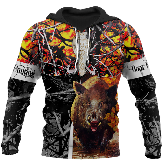 BOAR HUNTING CAMO 3D ALL OVER PRINTED SHIRTS FOR MEN AND WOMEN JJ221201 PL - Amaze Style™-Apparel