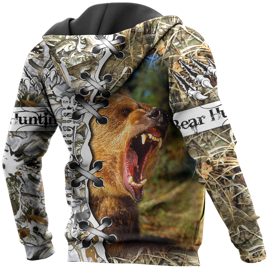 BEAR HUNTING CAMO 3D ALL OVER PRINTED SHIRTS FOR MEN AND WOMEN Pi061201 PL - Amaze Style™-Apparel