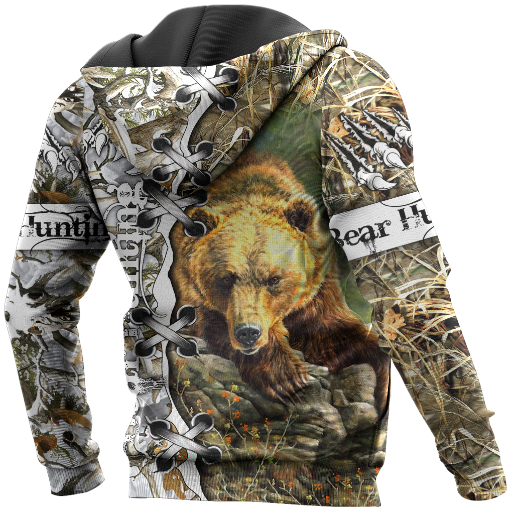 BEAR HUNTING CAMO 3D ALL OVER PRINTED SHIRTS FOR MEN AND WOMEN Pi061203 PL - Amaze Style™-Apparel