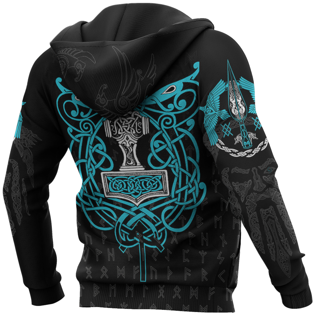 3D All Over Printed Raven And Odin version 2.0 - Amaze Style™-Apparel