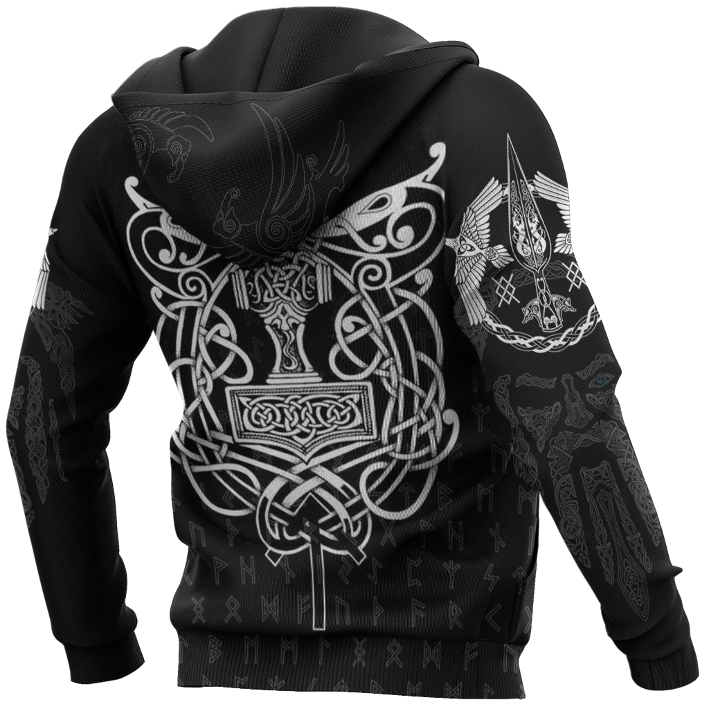 3D All Over Printed Raven And Odin version 1.0 - Amaze Style™-Apparel