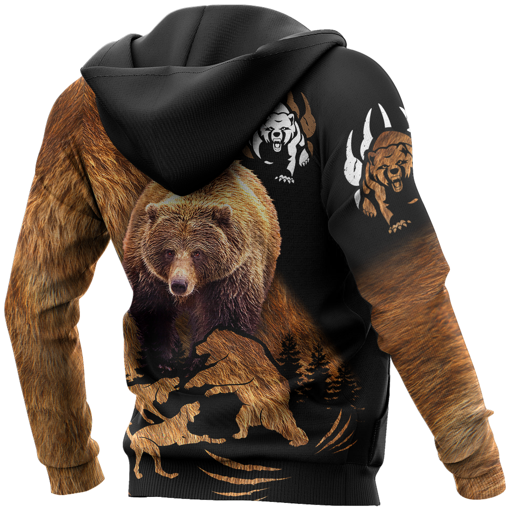 BEAR HUNTING CAMO 3D ALL OVER PRINTED SHIRTS FOR MEN AND WOMEN Pi071203 PL - Amaze Style™-Apparel