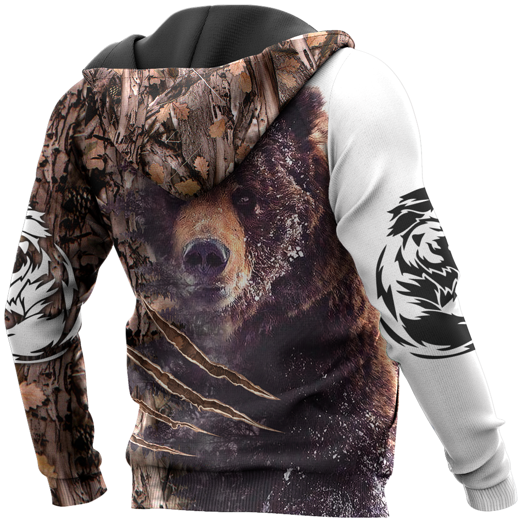 BEAR HUNTING CAMO 3D ALL OVER PRINTED SHIRTS FOR MEN AND WOMEN Pi071202 PL - Amaze Style™-Apparel