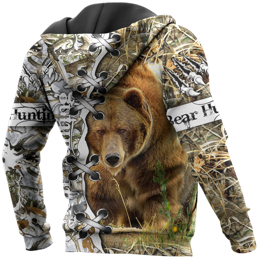 BEAR HUNTING CAMO 3D ALL OVER PRINTED SHIRTS FOR MEN AND WOMEN Pi061202 PL - Amaze Style™-Apparel