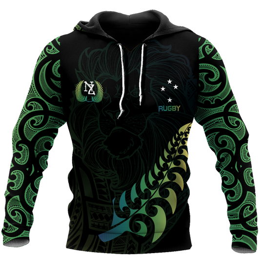 Aotearoa Tattoos New Zealand 3D Unisex Hoodie
