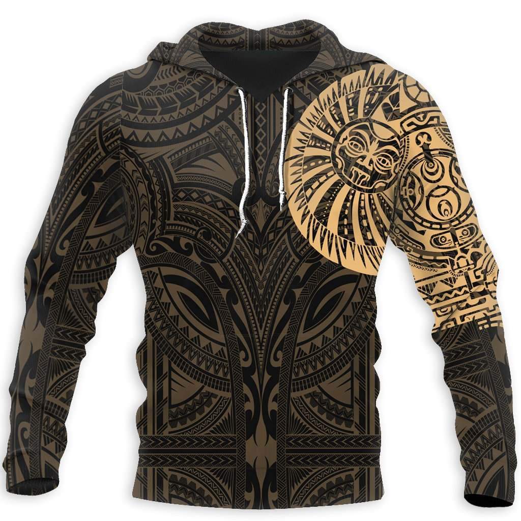 Tiki Ancestors All Over Hoodie HC2402 - Amaze Style™-Apparel