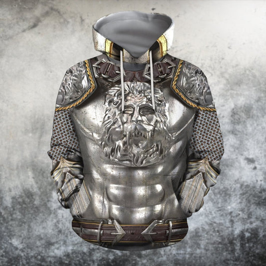 3D All Over Printed Knight Medieval Armor - Amaze Style™-Apparel