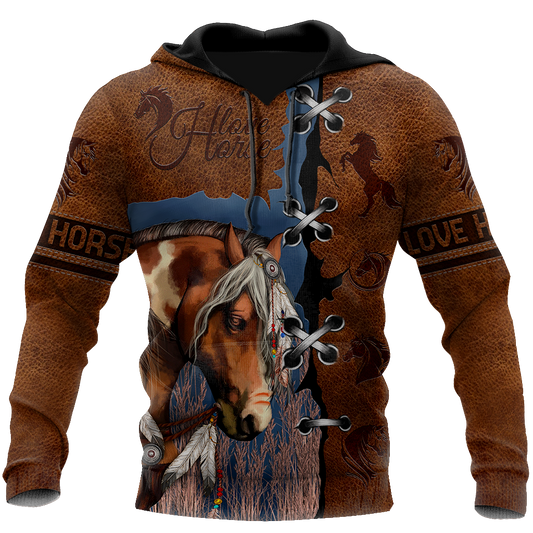 Brown Horse 3D All Over Printed Shirts TR1606201S