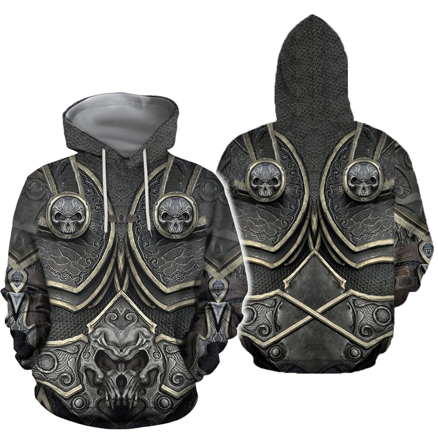 3D PRINTED LICH KING TOPS-Apparel-6teenth World-Hoodie-S-Vibe Cosy™