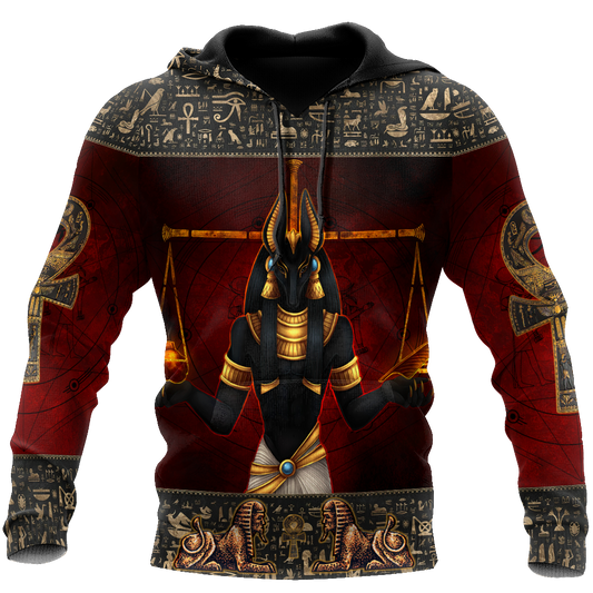 Anubis Ancient Egyptian 3D All Over Printed Shirts For Men And Women JJ26062004