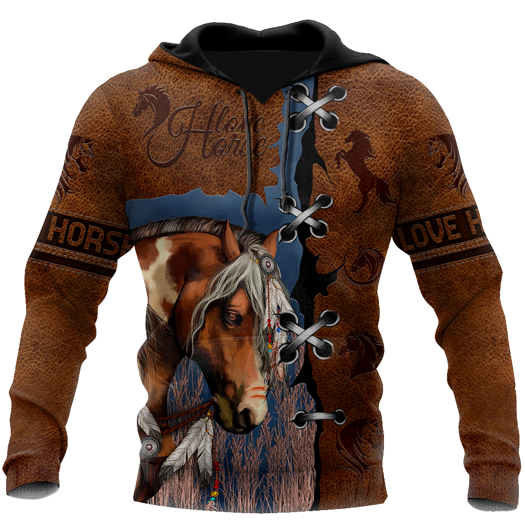 Brown Horse 3D All Over Printed Shirts TR1606201S