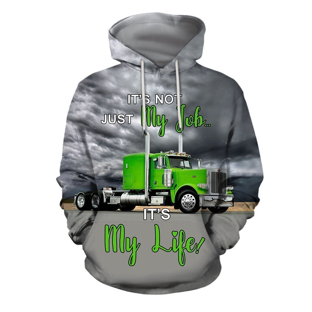 3D All Over Printed Green Truck Shirts and Shorts - Amaze Style™-Apparel
