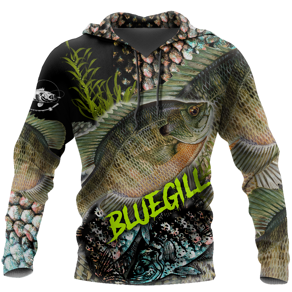 Bluegill Fishing on skin 3D all over shirts for men and women TR060101 - Amaze Style™-Apparel