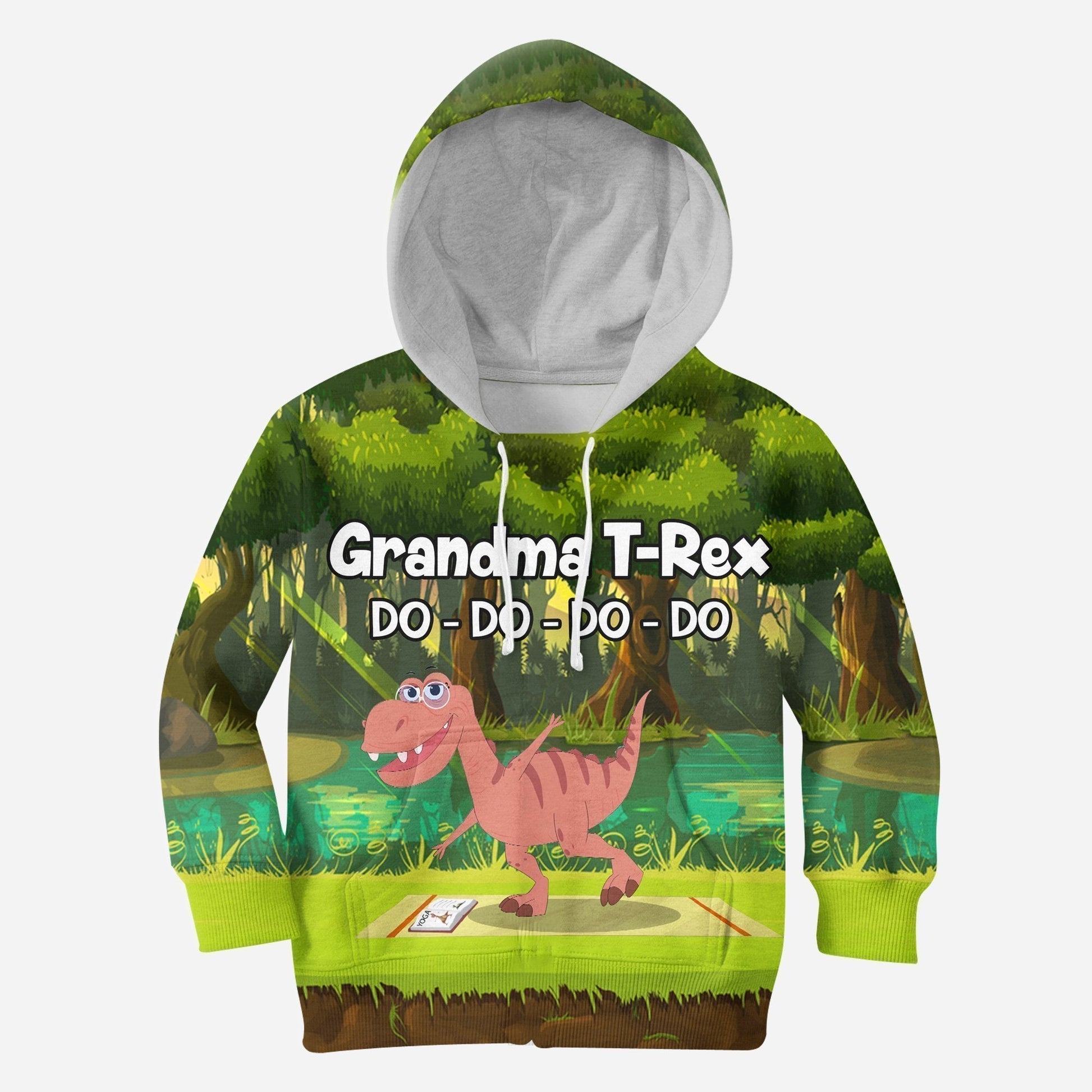 3D All Over Printed Grandma T-Rex Shirts - Amaze Style™-Apparel