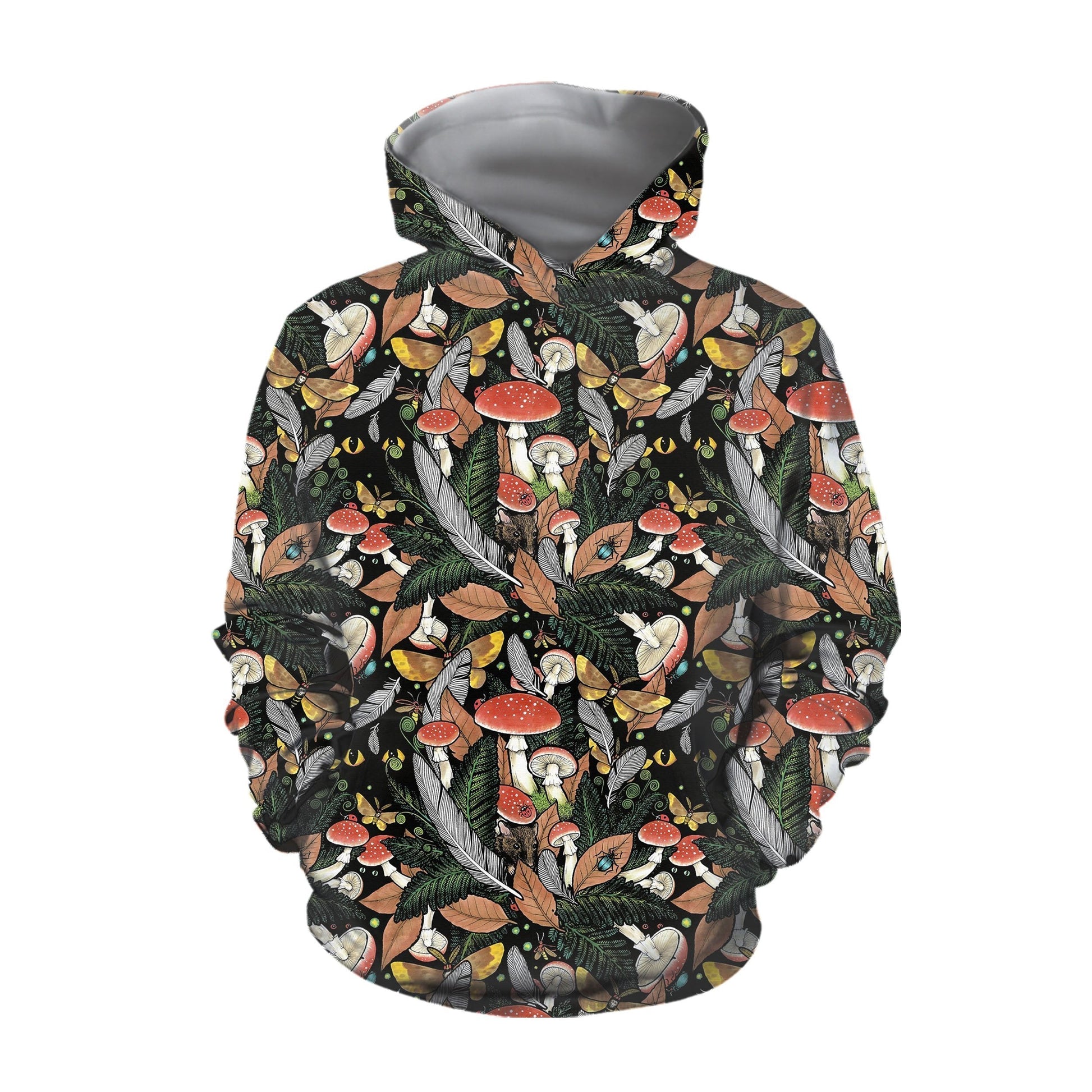 Beautiful Forest Mushroom Hoodie DC Fashion - Amaze Style™-Apparel