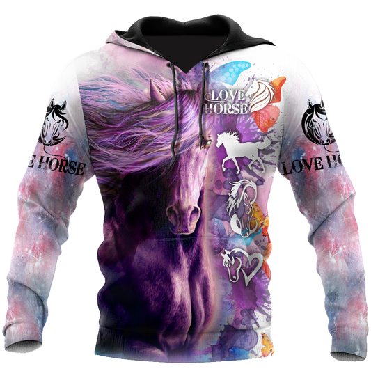 Beautiful Horse 3D All Over Printed Hoodie For Men And Women TR1411205