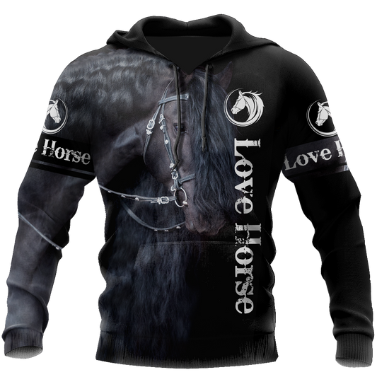 Beautiful Horse 3D All Over Printed Shirts For Men And Women TR2105202S - Amaze Style™-Apparel