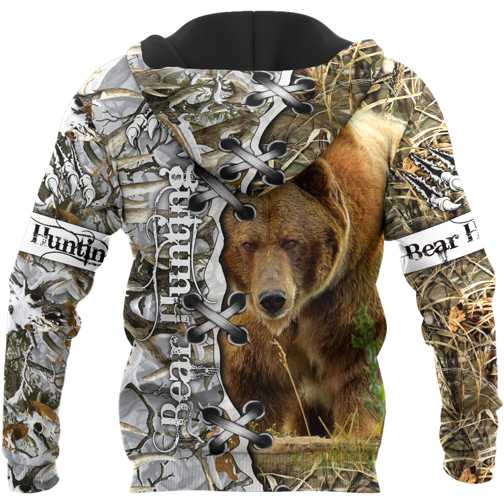 BEAR HUNTING CAMO 3D ALL OVER PRINTED SHIRTS FOR MEN AND WOMEN Pi061202 PL - Amaze Style™-Apparel