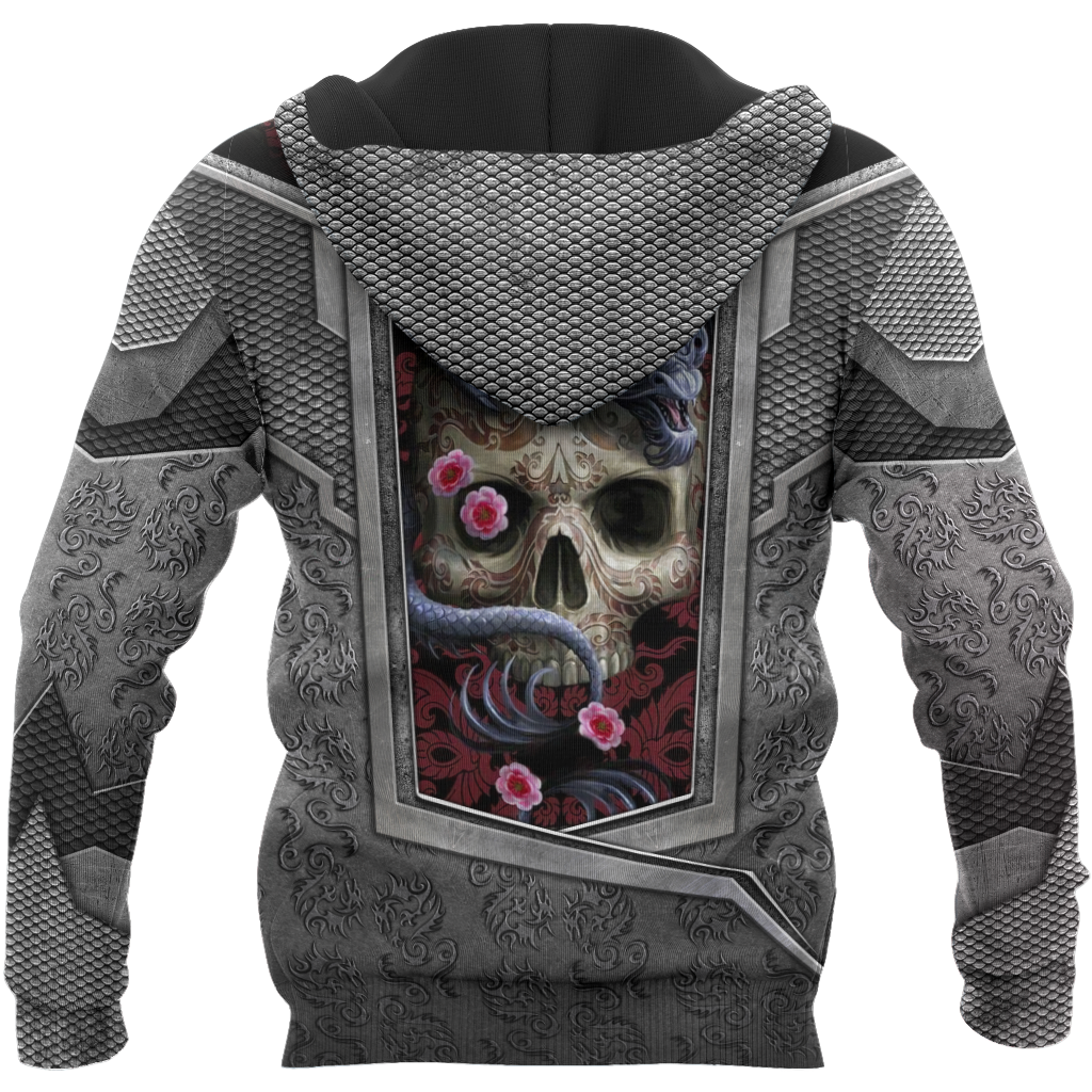 3D Tattoo and Dungeon Dragon Hoodie HAC020110-Apparel-NM-Hoodie-S-Vibe Cosy™
