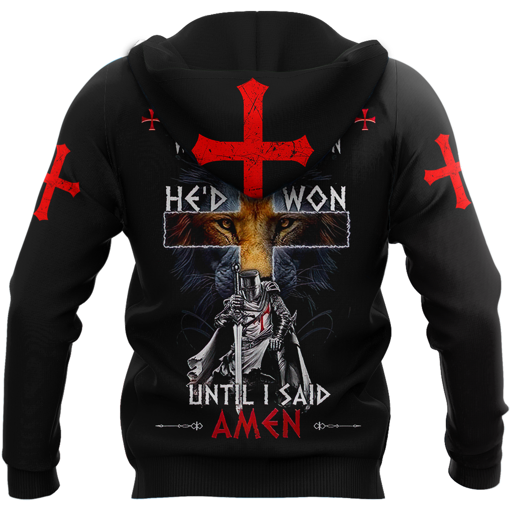 The Devil Saw Me With My Head Down And Thought He'd Won Until I Said Amen All Over Printed Shirts - Amaze Style™-Apparel