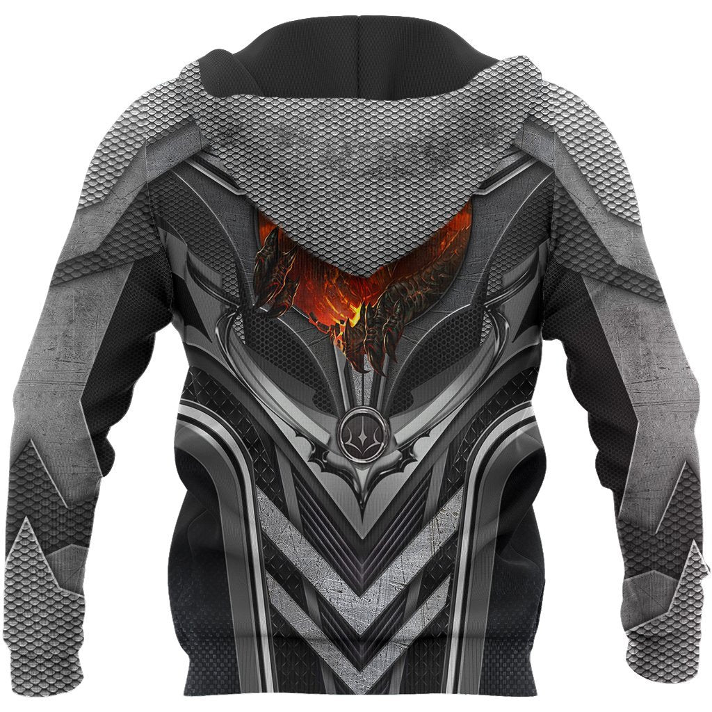 3D Tattoo and Dungeon Dragon Hoodie HAC101202-Apparel-NM-Hoodie-S-Vibe Cosy™