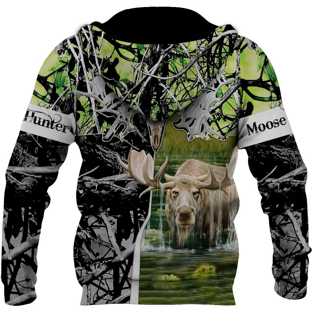 Beutiful moose hunting camo 3D all over printed shirts for man and women JJ161202 PL - Amaze Style™-Apparel