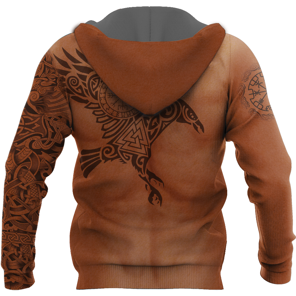 3.0 Vikings - The Raven of Odin Tattoo version 3.0 - Amaze Style™-Apparel