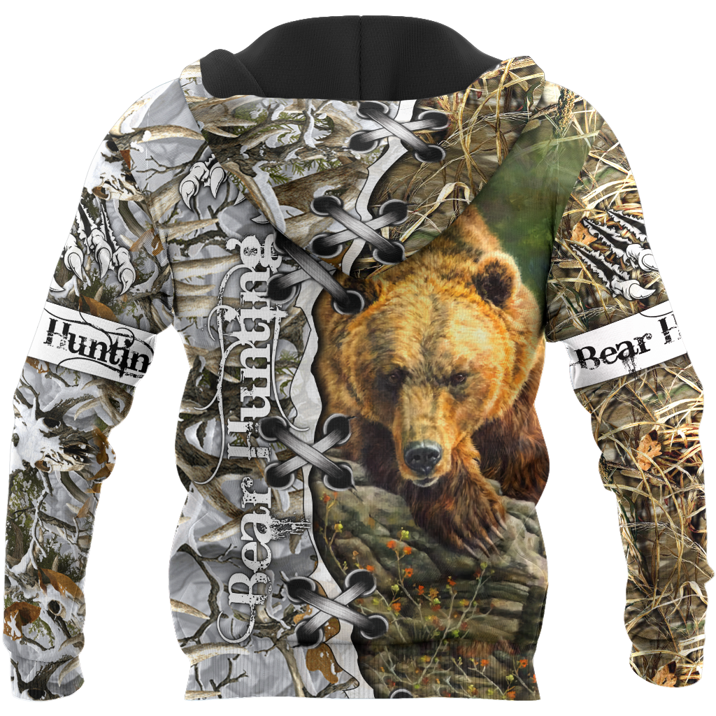 BEAR HUNTING CAMO 3D ALL OVER PRINTED SHIRTS FOR MEN AND WOMEN Pi061203 PL - Amaze Style™-Apparel
