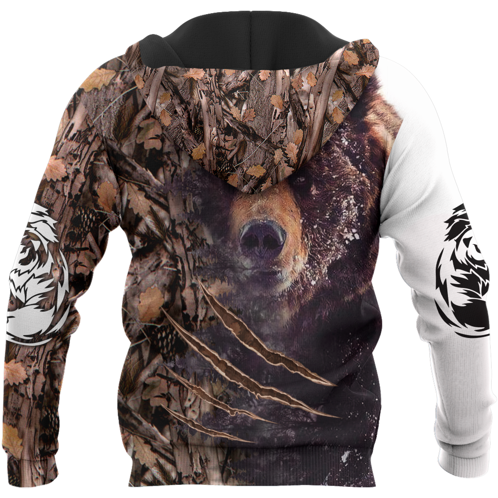 BEAR HUNTING CAMO 3D ALL OVER PRINTED SHIRTS FOR MEN AND WOMEN Pi071202 PL - Amaze Style™-Apparel