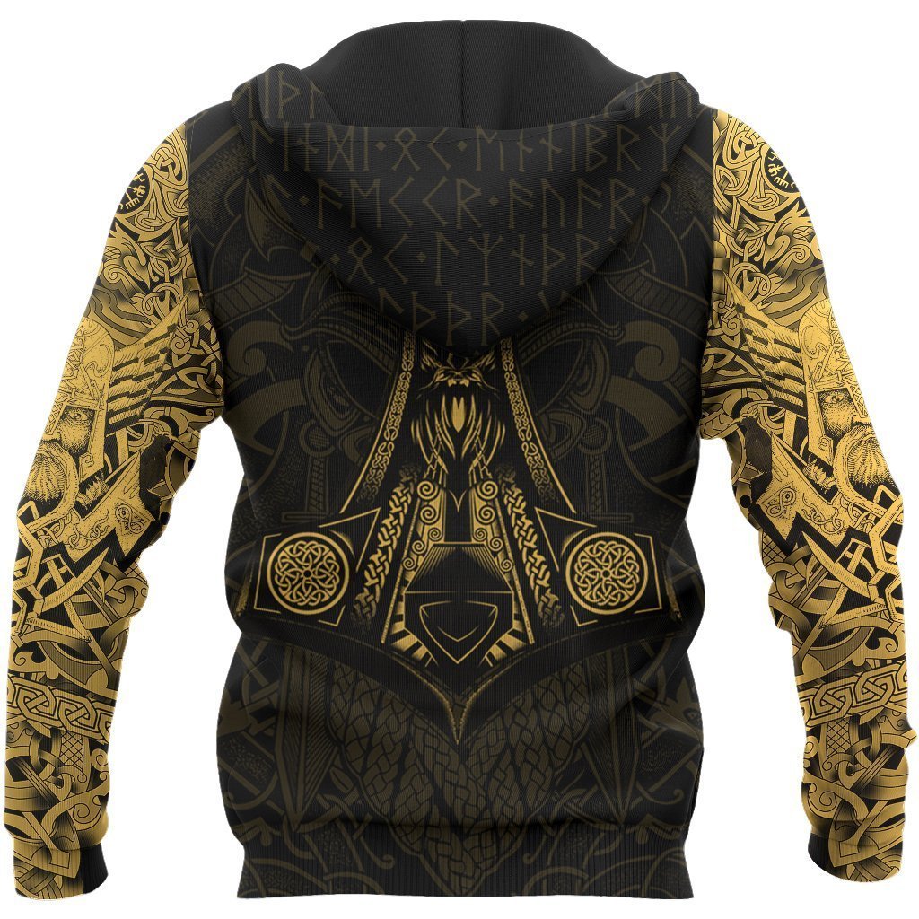 Vikings - The Raven Yellow of Odin Tattoo - Amaze Style™-Apparel