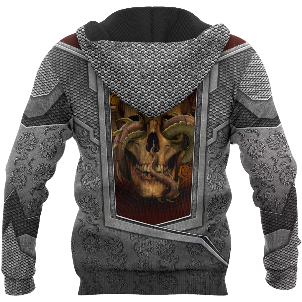 3D Tattoo and Dungeon Dragon Hoodie HAC020113-Apparel-NM-Hoodie-S-Vibe Cosy™