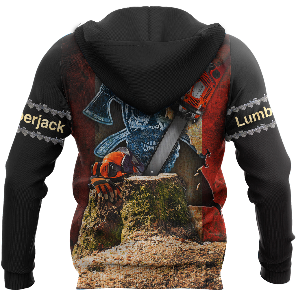 Beautiful Chainsaw Canadian Flag Art 3D All Over Printed Shirts Pi281102 - Amaze Style™-Apparel