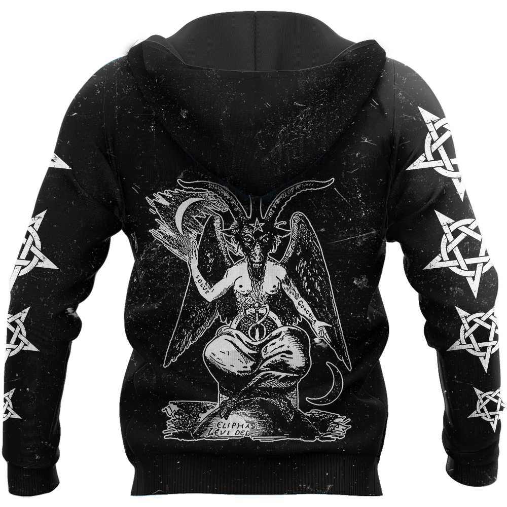 The Satanic Baphomet 3D  All Over Printed Hoodie MP853 - Amaze Style™-Apparel