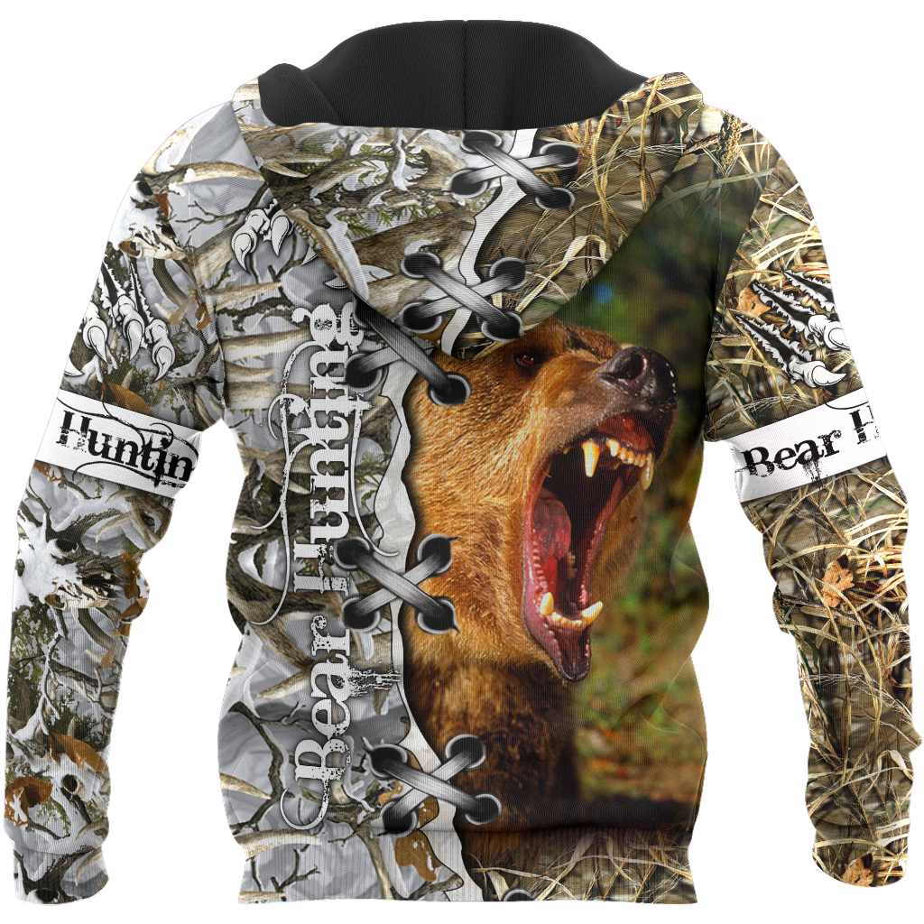 BEAR HUNTING CAMO 3D ALL OVER PRINTED SHIRTS FOR MEN AND WOMEN Pi061201 PL - Amaze Style™-Apparel