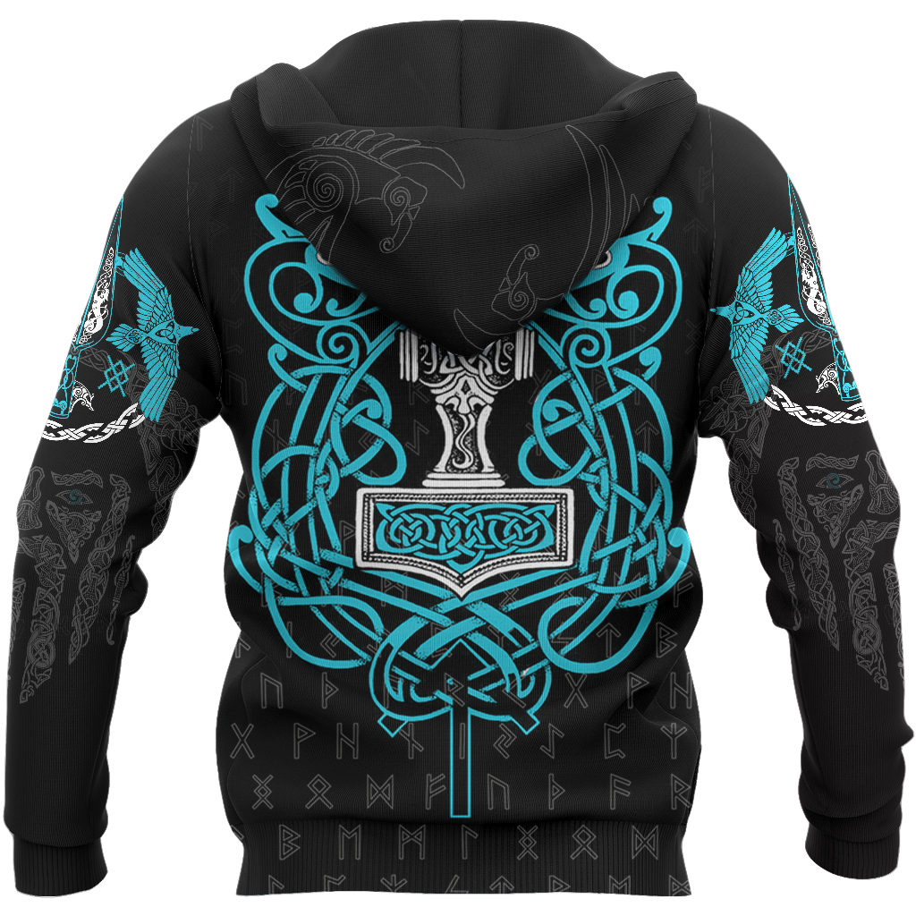 3D All Over Printed Raven And Odin version 2.0 - Amaze Style™-Apparel