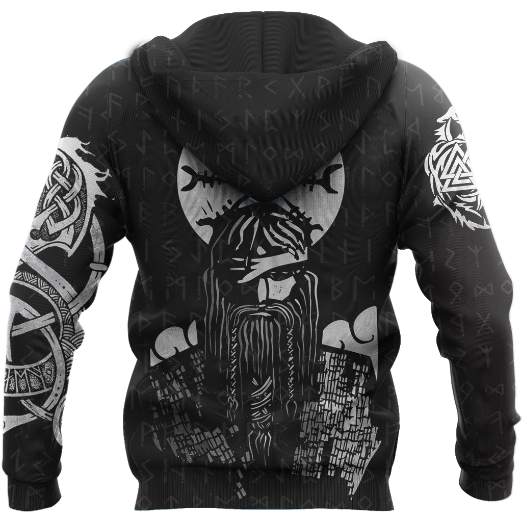3D All Over Printed Viking Warrior Hoodie - Amaze Style™-Apparel