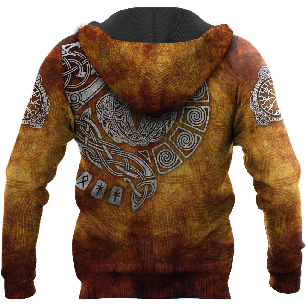 Vikings Tattoo All Over Hoodie - Amaze Style™-Apparel