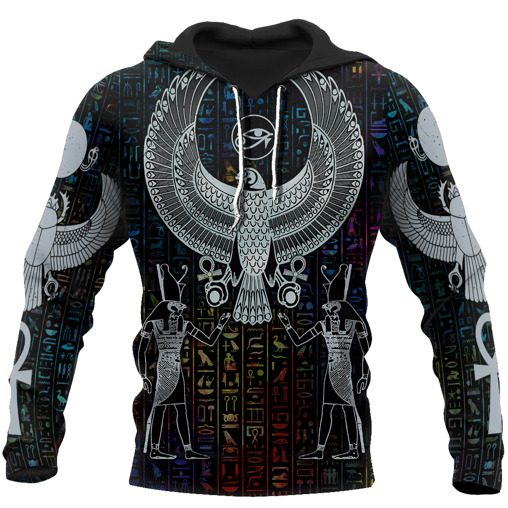 3D All Over Printed Hieroglyphics Ancient Egypt Hoodie Clothes JJ020401 - Amaze Style™-Apparel