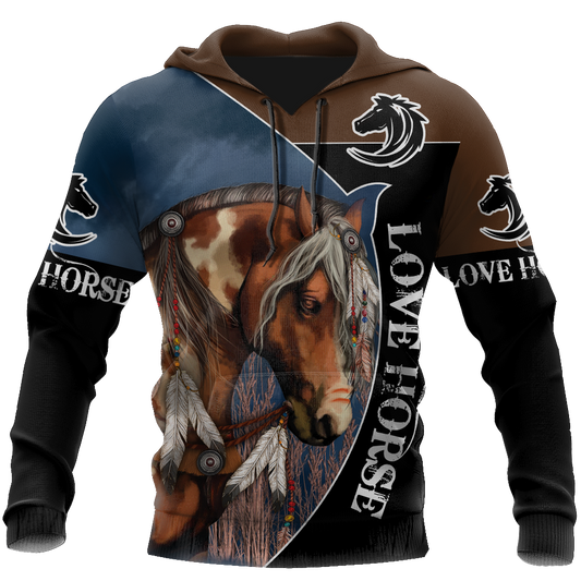 Beautiful Horse 3D All Over Printed Shirts For Men And Women TR2604200 - Amaze Style™-Apparel