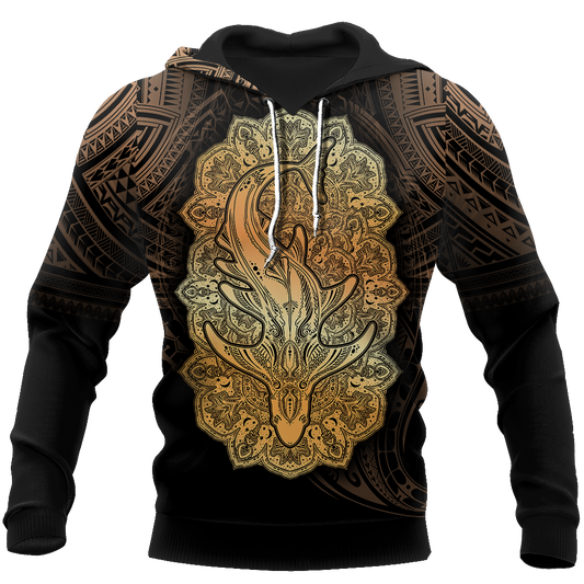 Wild Shark Polynesian 3d all over printed shirt and short for man and women JJ190202 PL - Amaze Style™-Apparel